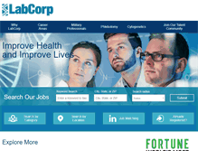 Tablet Screenshot of jobs.labcorp.com